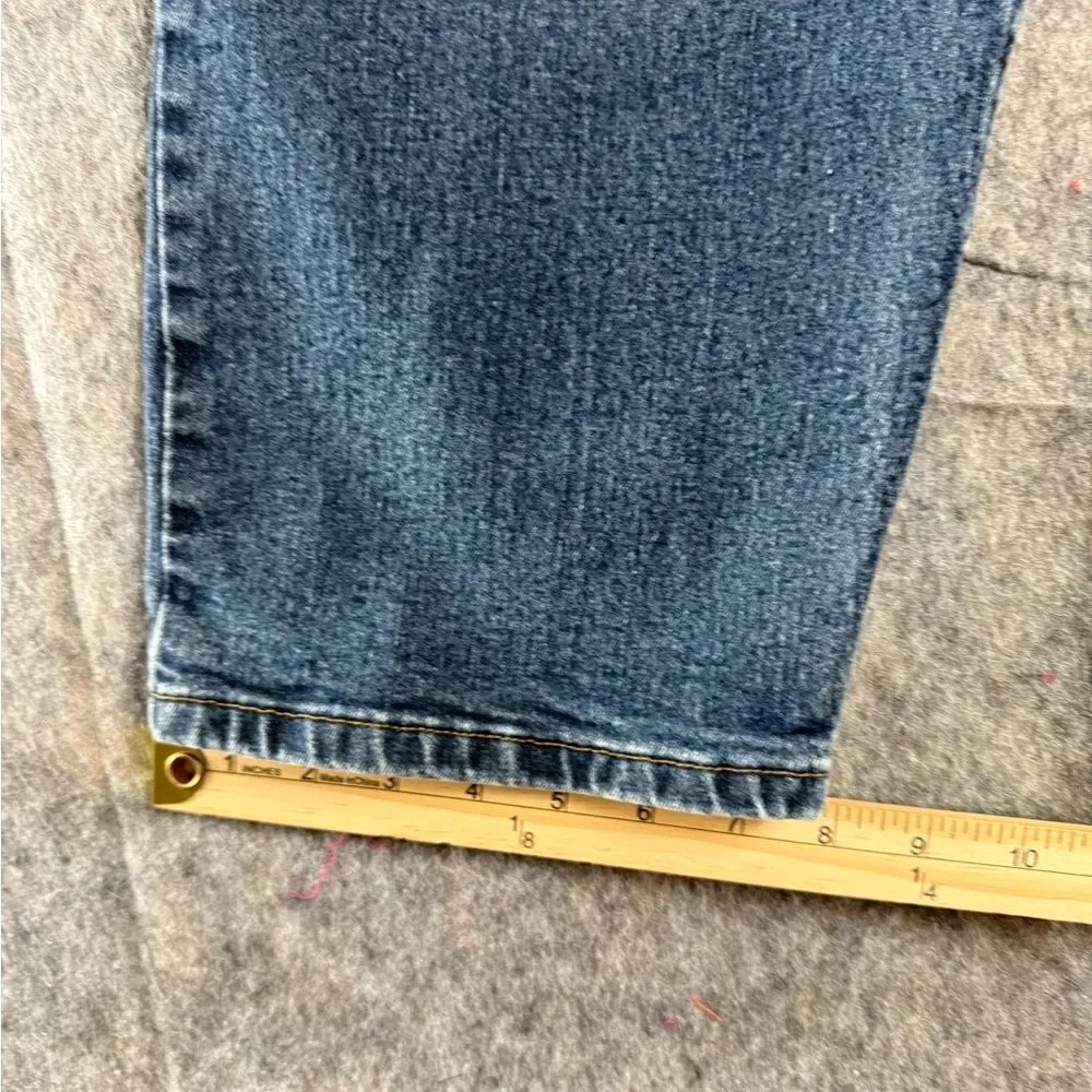 Wrangler 5-Star Premium Relaxed Fit Jeans Mens 38 X 29 Blue Denim Cotton Stretch